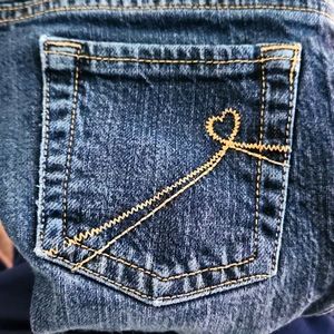 1 pair Girls size 10 jeans Adjustable waist